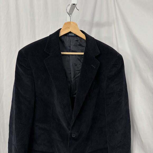 Saddlebred Corduroy Sport Coat Mens Size 40R Two Button - Picture 6 of 11